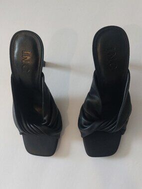 INC International Concepts Black Kitten Heels - Size 7.5